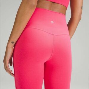 lululemon align high rise 25 inch lip gloss